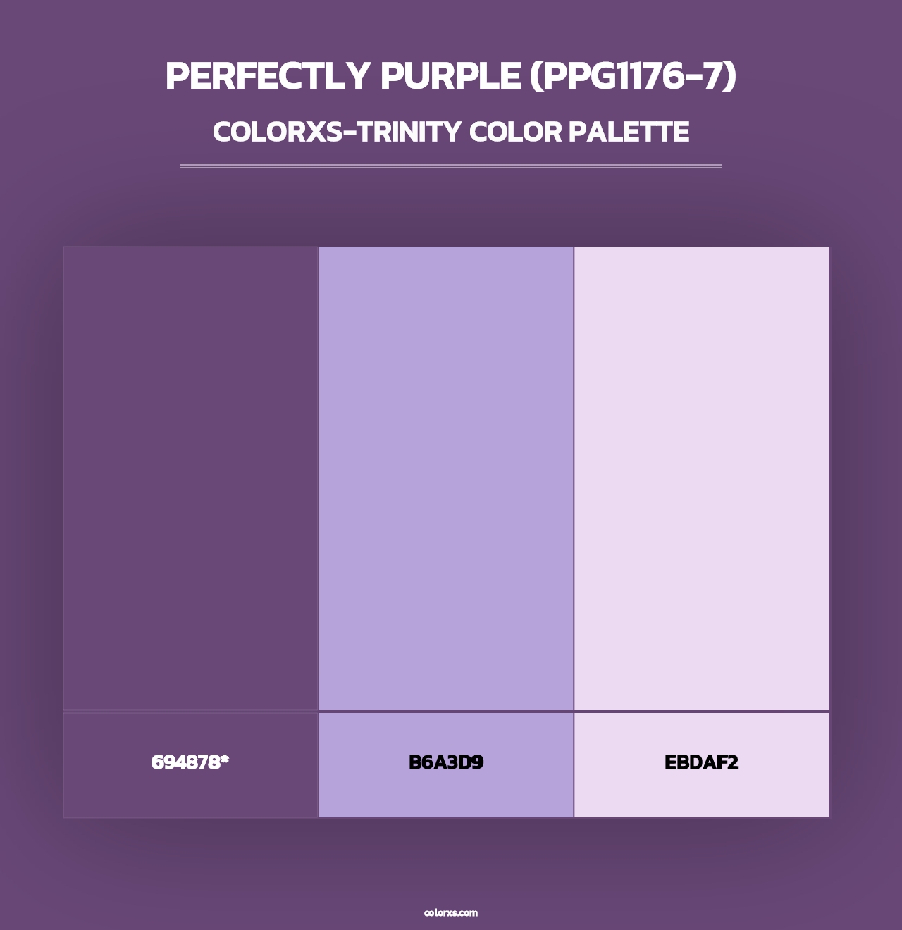 Perfectly Purple (PPG1176-7) - Colorxs Trinity Palette