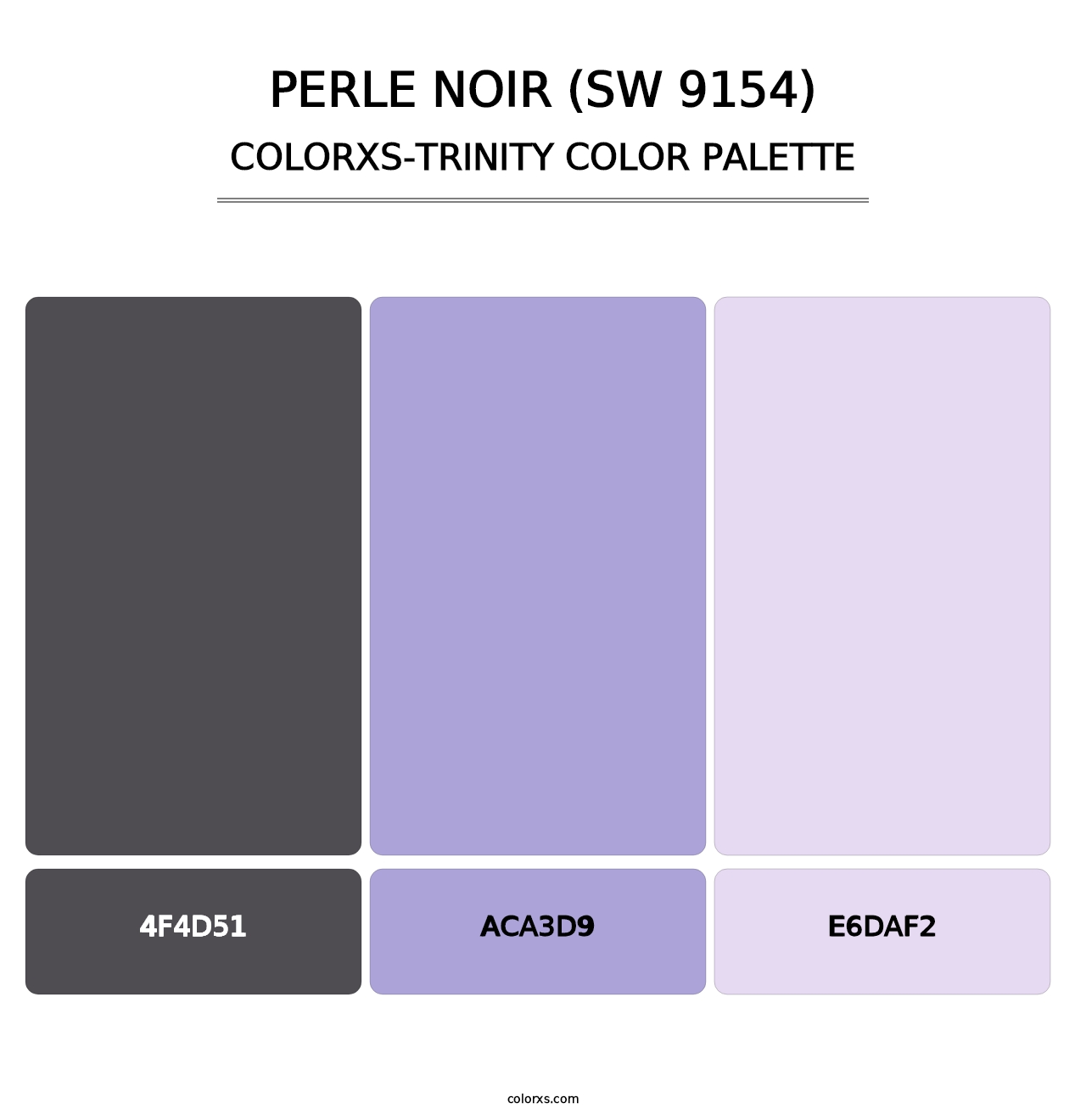 Perle Noir (SW 9154) - Colorxs Trinity Palette