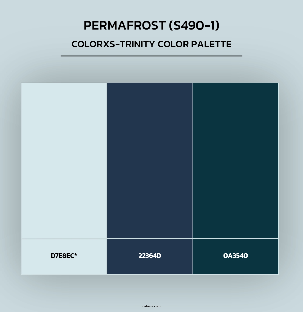 Permafrost (S490-1) - Colorxs Trinity Palette