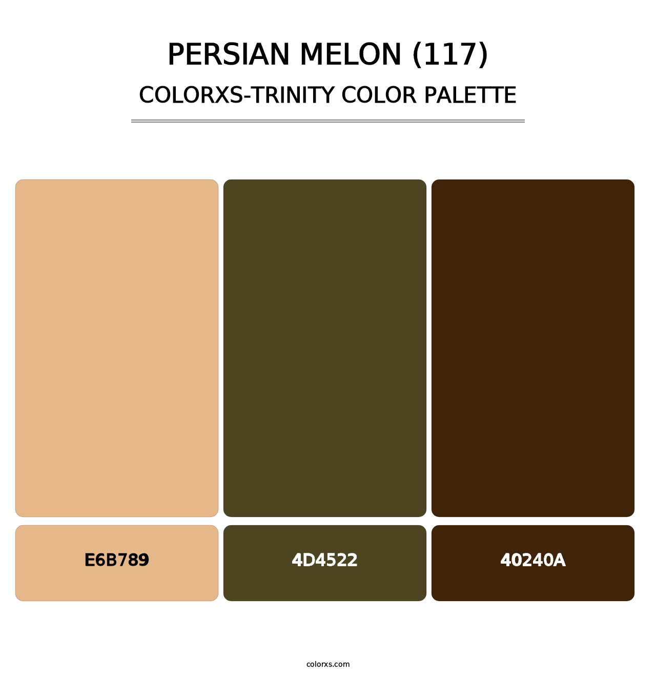 Persian Melon (117) - Colorxs Trinity Palette