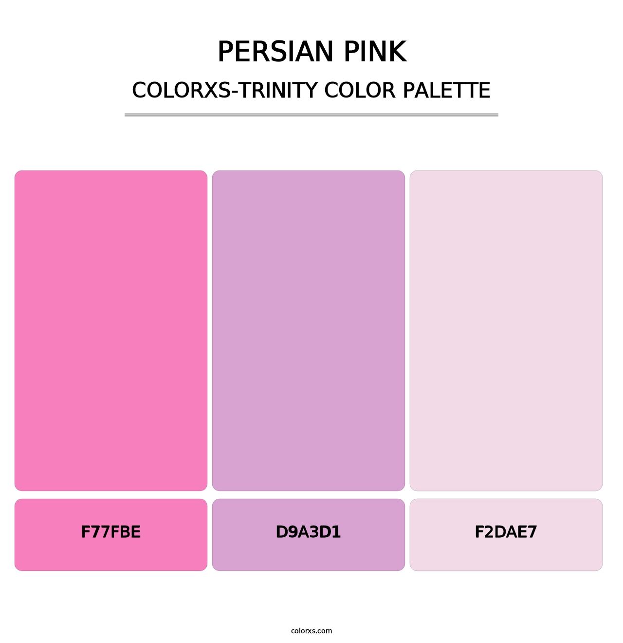 Persian Pink - Colorxs Trinity Palette