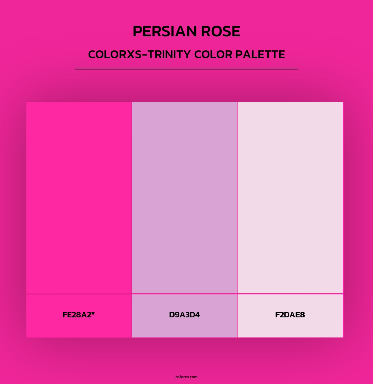 Persian Rose - Colorxs Trinity Palette