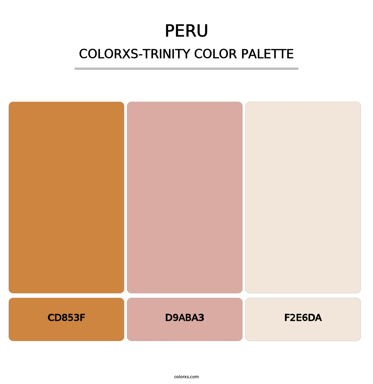 Peru - Colorxs Trinity Palette