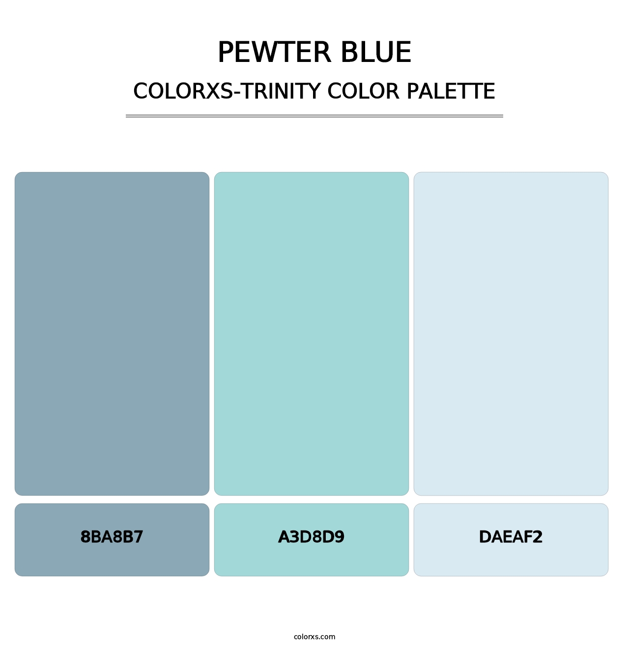 Pewter Blue - Colorxs Trinity Palette