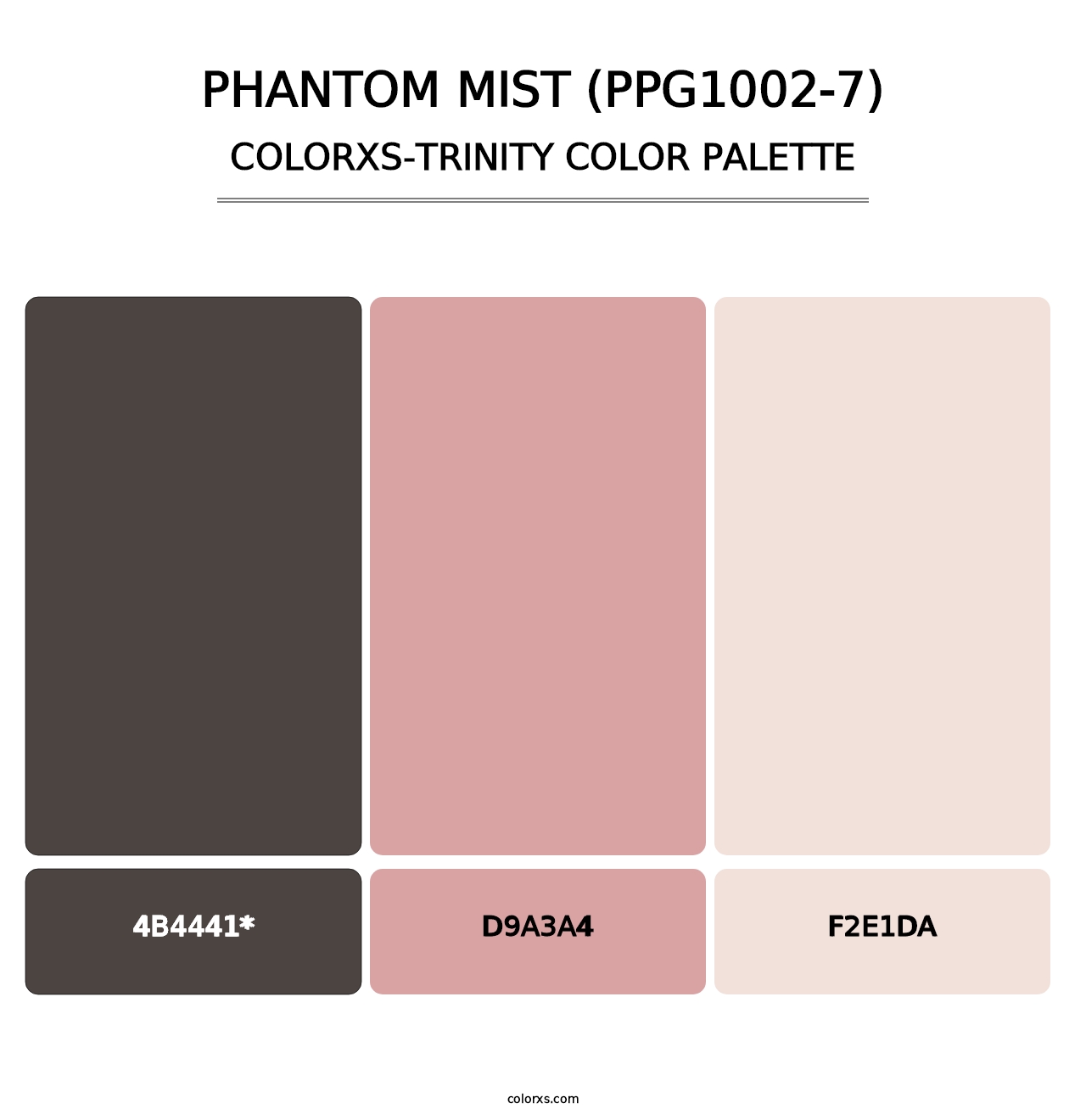 Phantom Mist (PPG1002-7) - Colorxs Trinity Palette