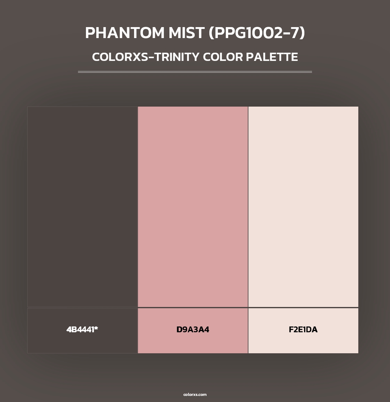 Phantom Mist (PPG1002-7) - Colorxs Trinity Palette