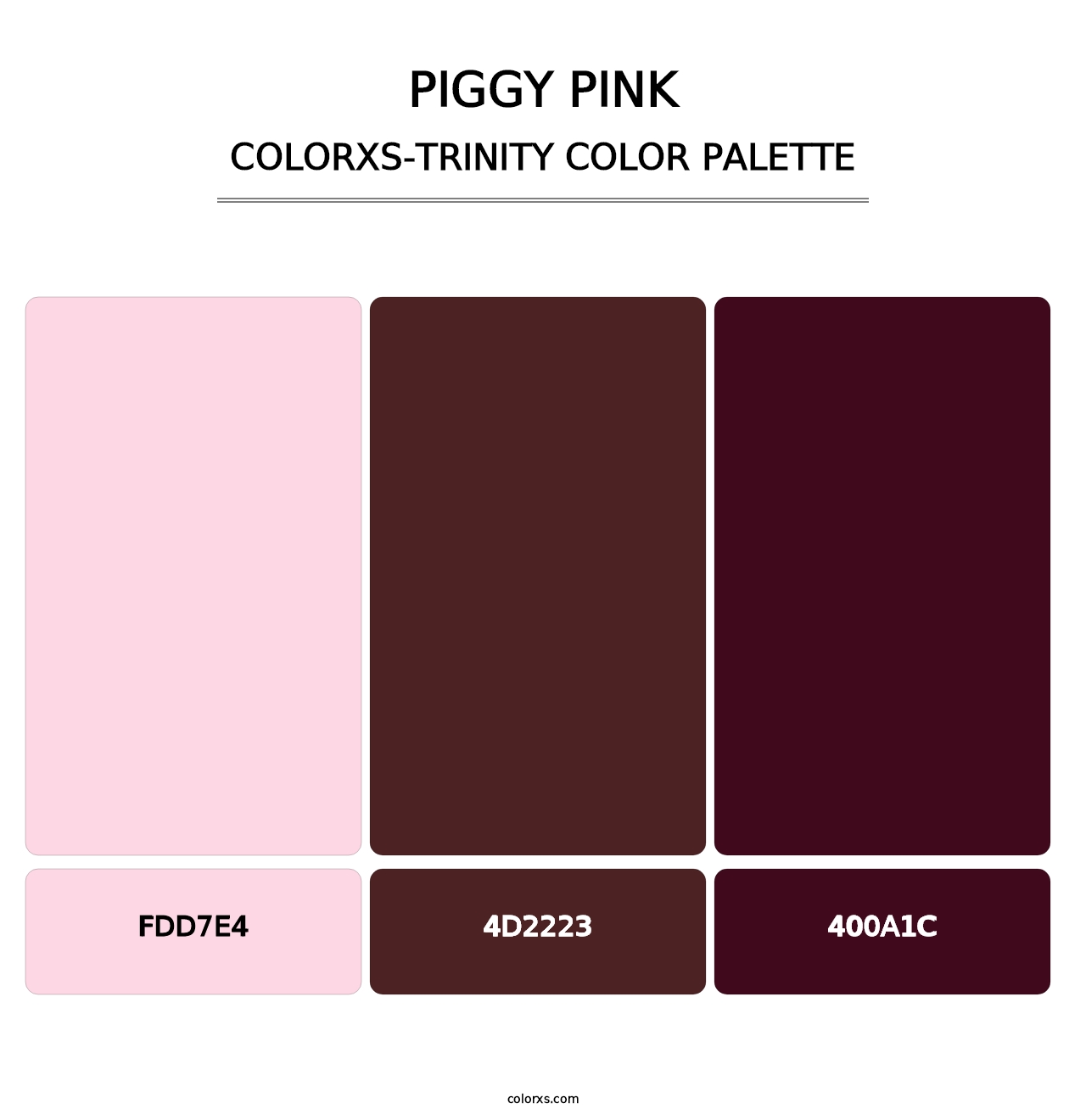 Piggy Pink - Colorxs Trinity Palette