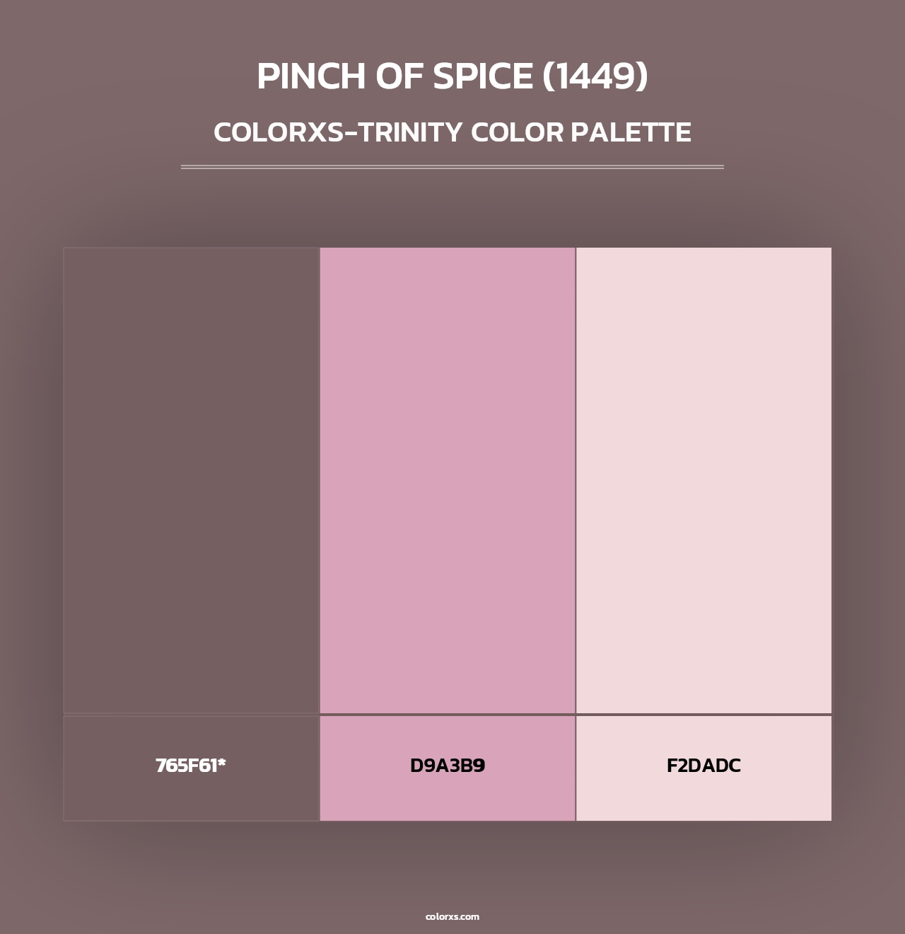 Pinch of Spice (1449) - Colorxs Trinity Palette