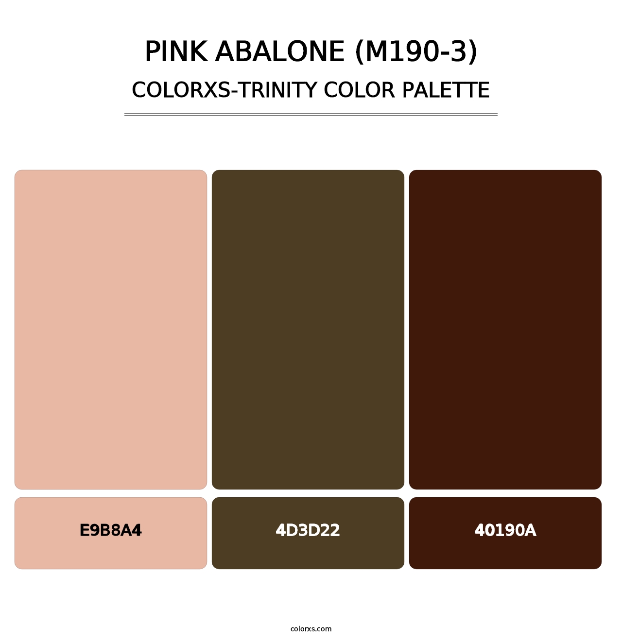 Pink Abalone (M190-3) - Colorxs Trinity Palette