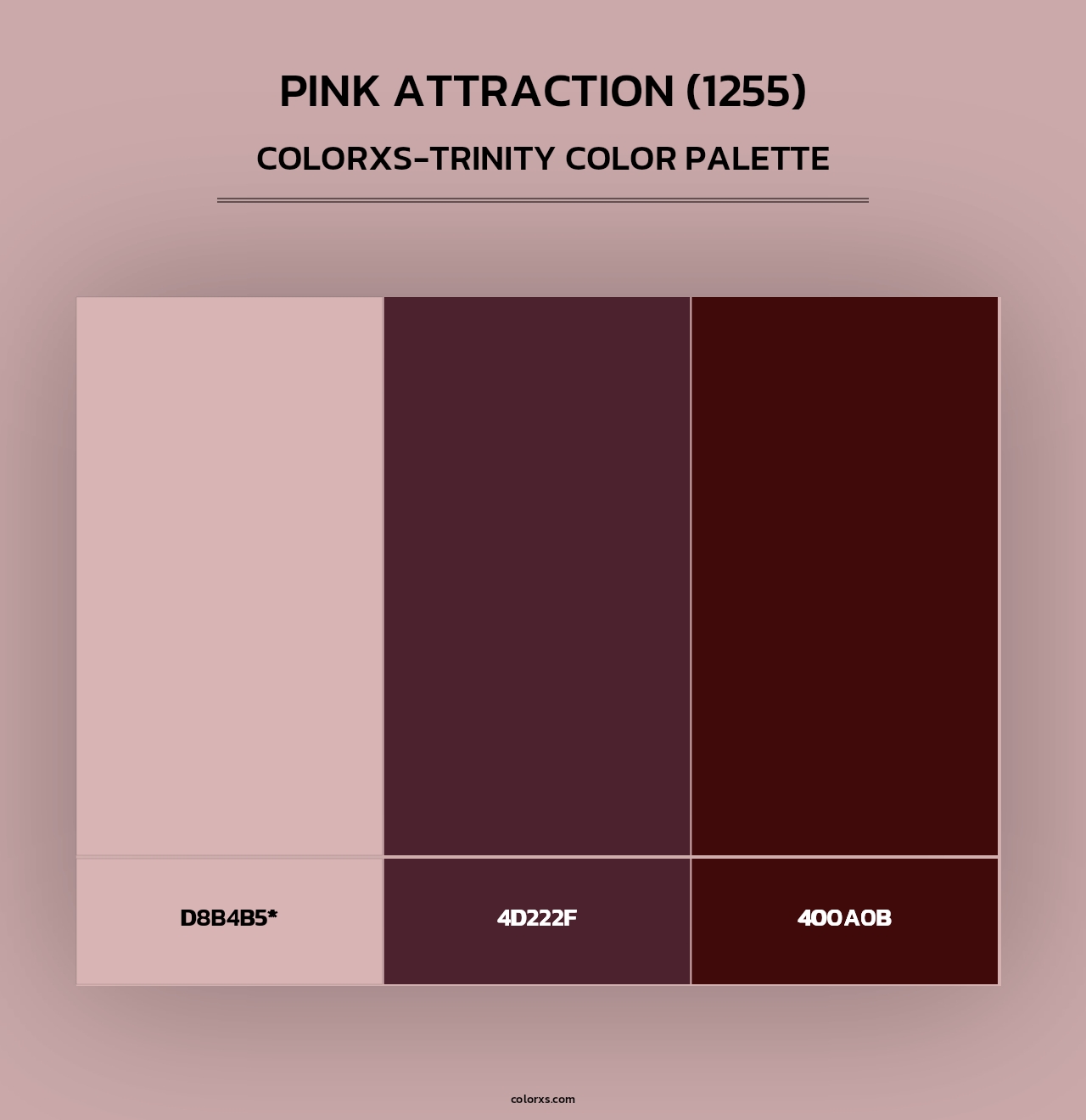 Pink Attraction (1255) - Colorxs Trinity Palette