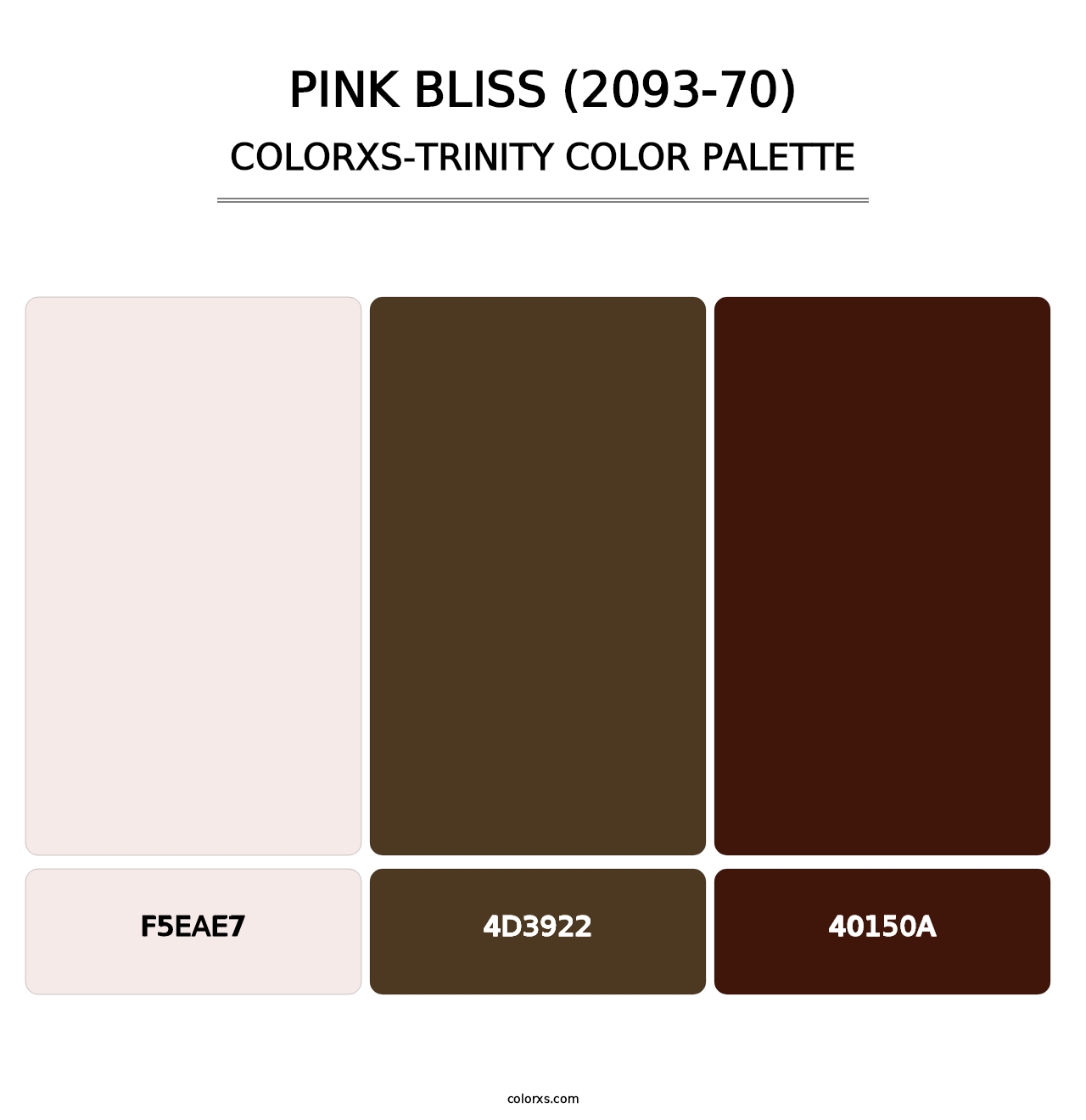 Pink Bliss (2093-70) - Colorxs Trinity Palette