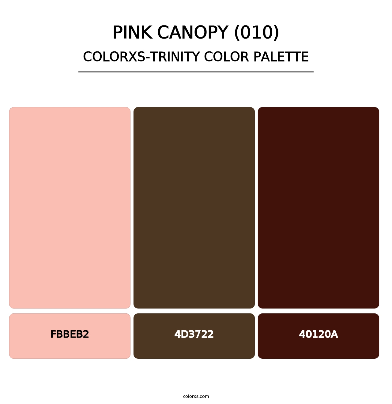Pink Canopy (010) - Colorxs Trinity Palette