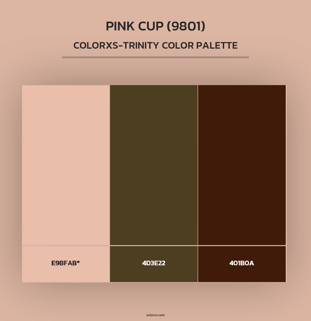 Pink Cup (9801) - Colorxs Trinity Palette