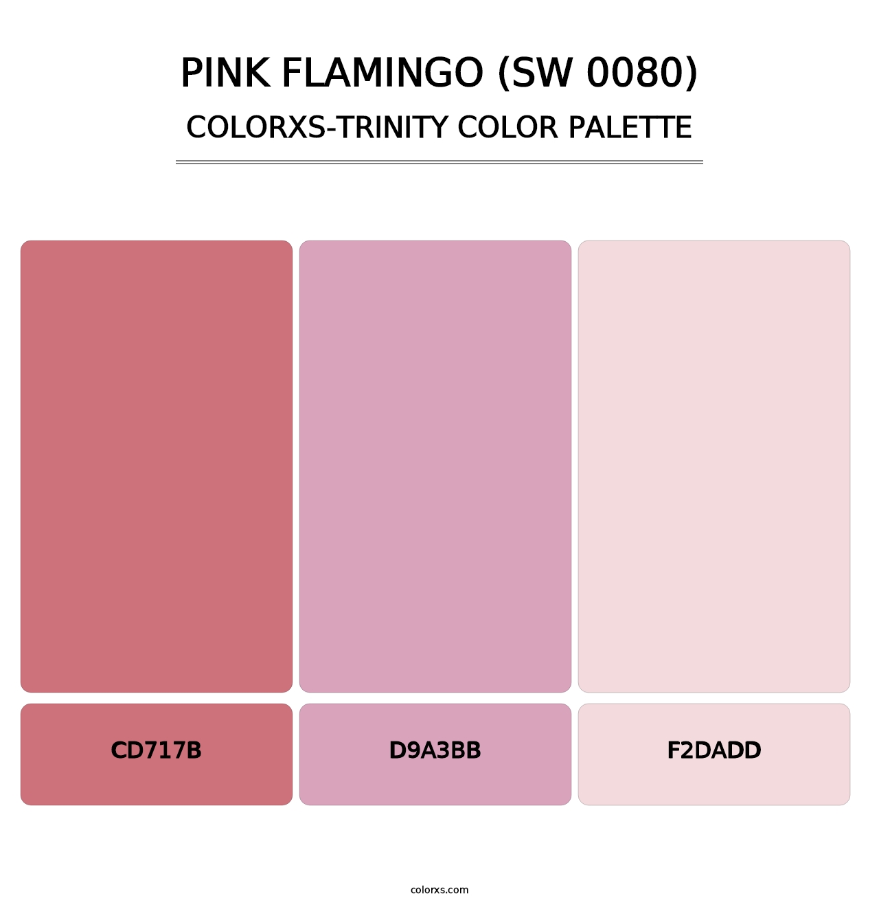 Pink Flamingo (SW 0080) - Colorxs Trinity Palette