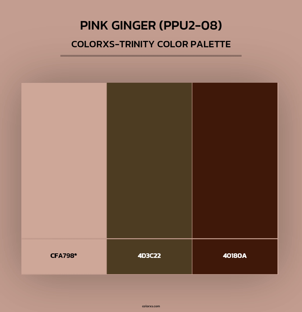 Pink Ginger (PPU2-08) - Colorxs Trinity Palette