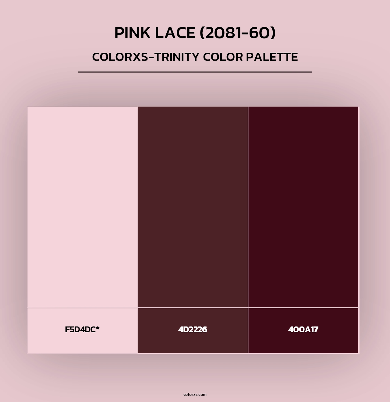 Pink Lace (2081-60) - Colorxs Trinity Palette
