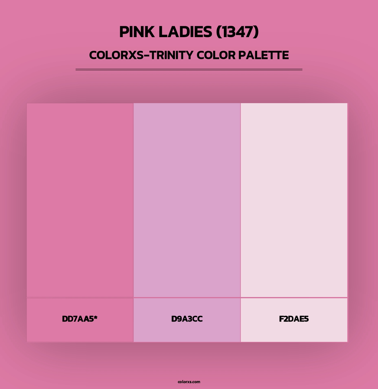 Pink Ladies (1347) - Colorxs Trinity Palette