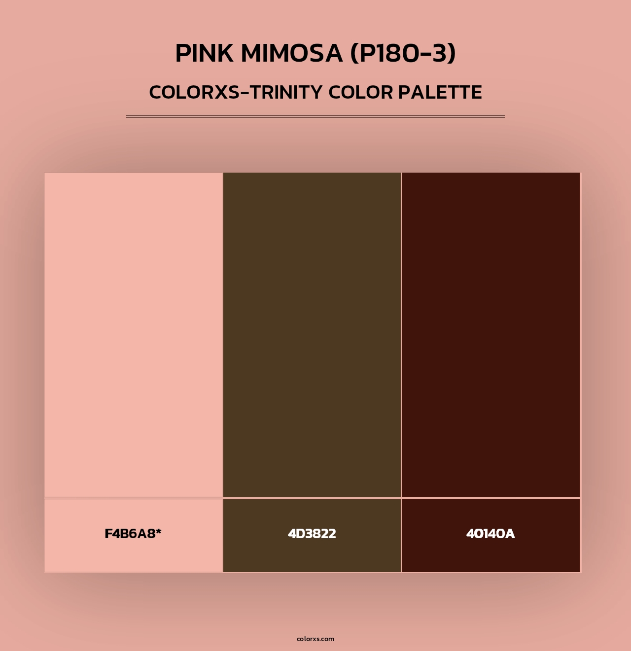 Pink Mimosa (P180-3) - Colorxs Trinity Palette