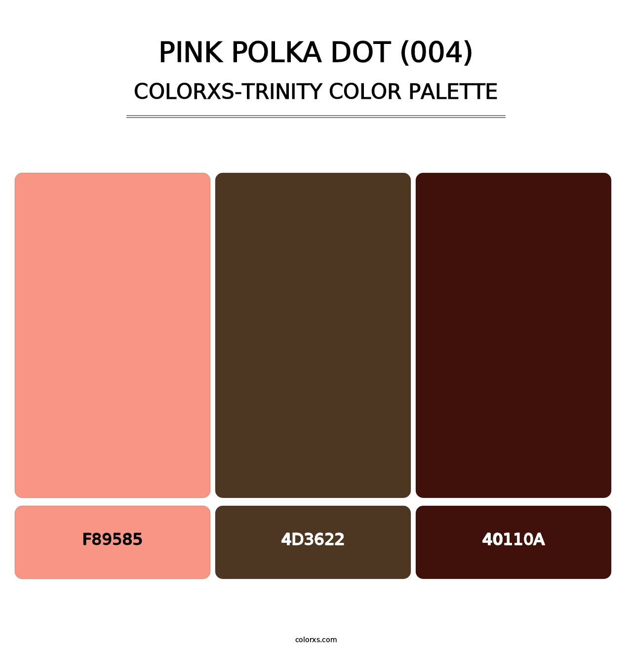 Pink Polka Dot (004) - Colorxs Trinity Palette