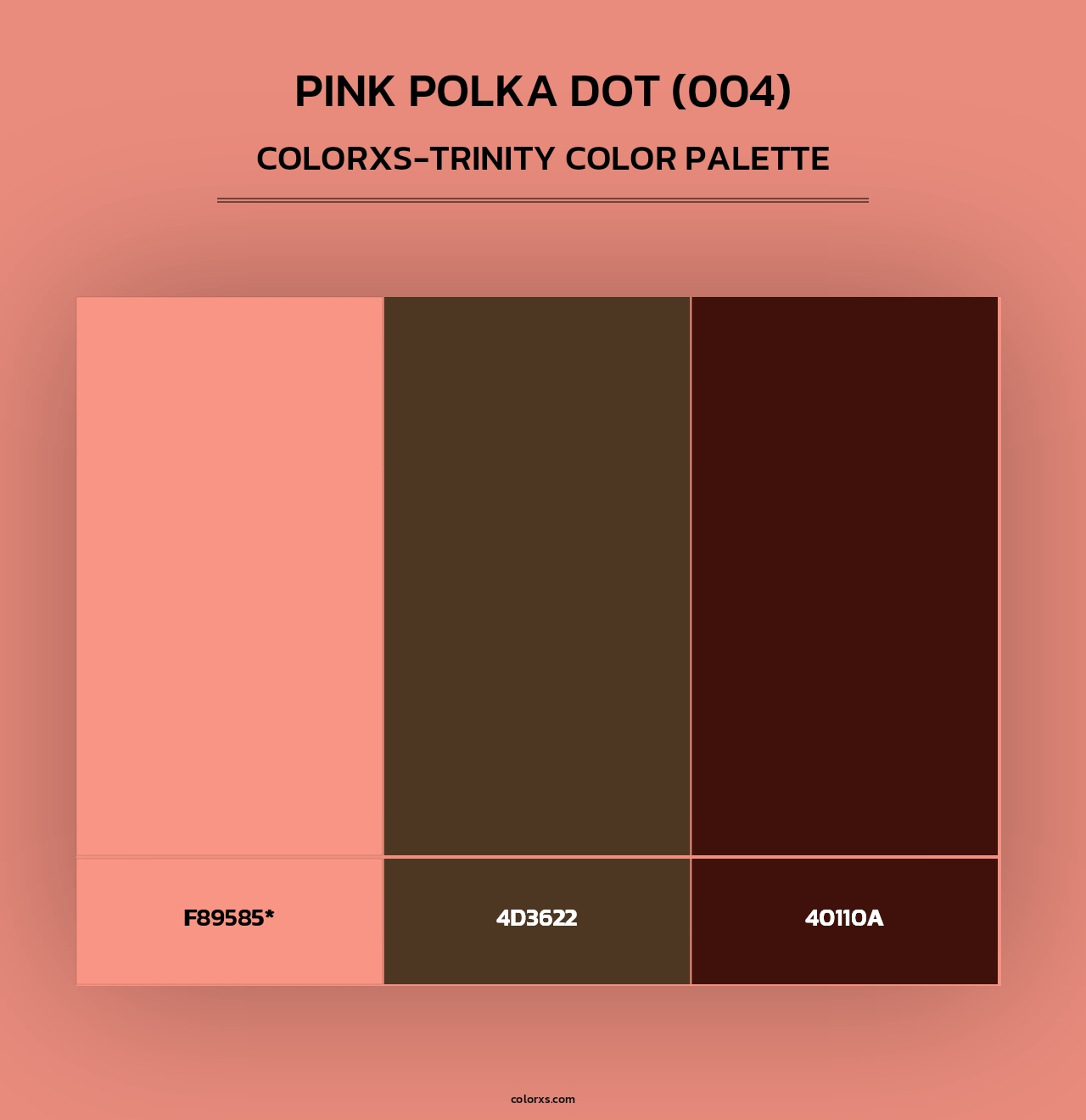 Pink Polka Dot (004) - Colorxs Trinity Palette