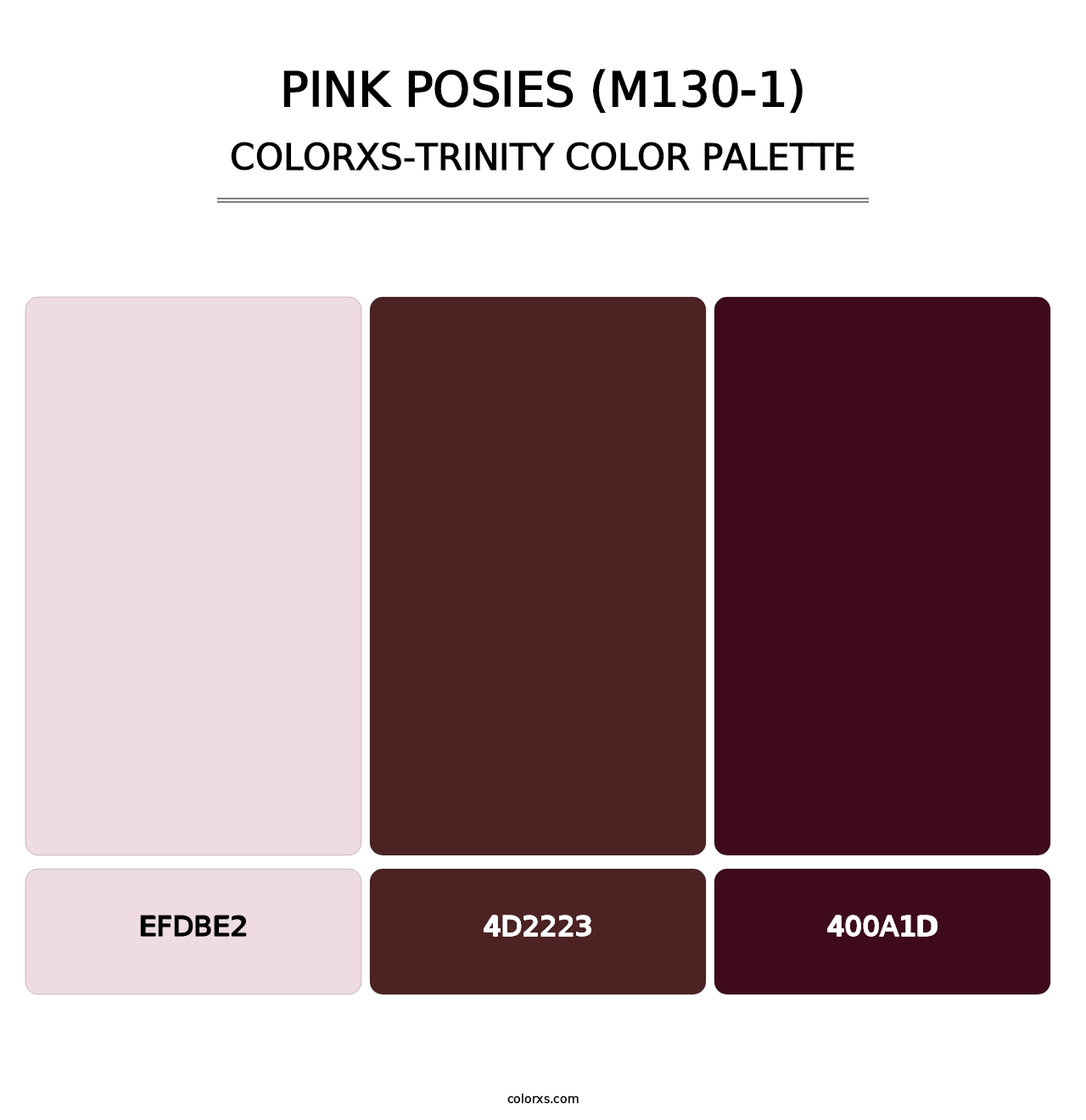 Pink Posies (M130-1) - Colorxs Trinity Palette