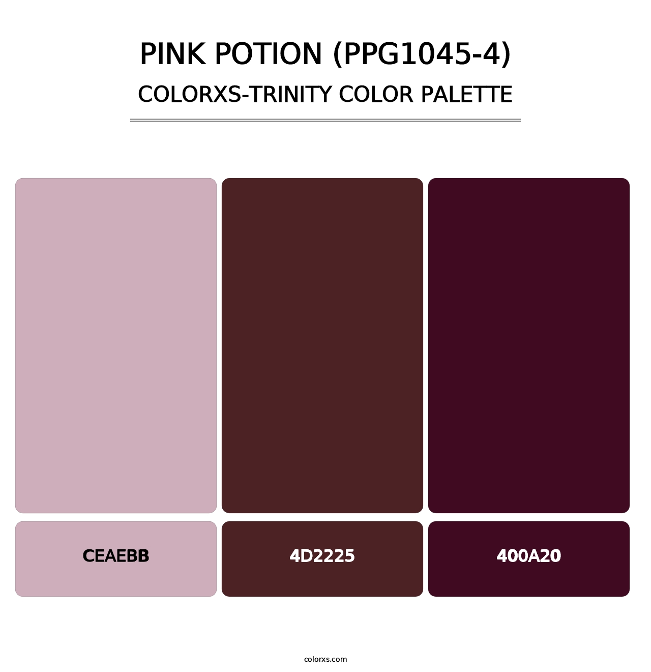 Pink Potion (PPG1045-4) - Colorxs Trinity Palette