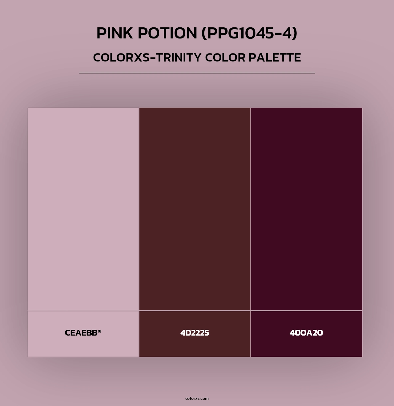 Pink Potion (PPG1045-4) - Colorxs Trinity Palette