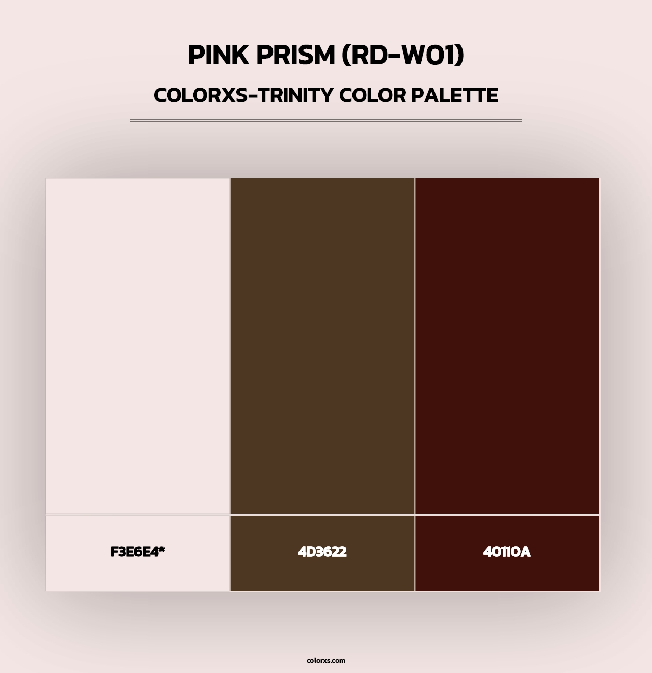 Pink Prism (RD-W01) - Colorxs Trinity Palette