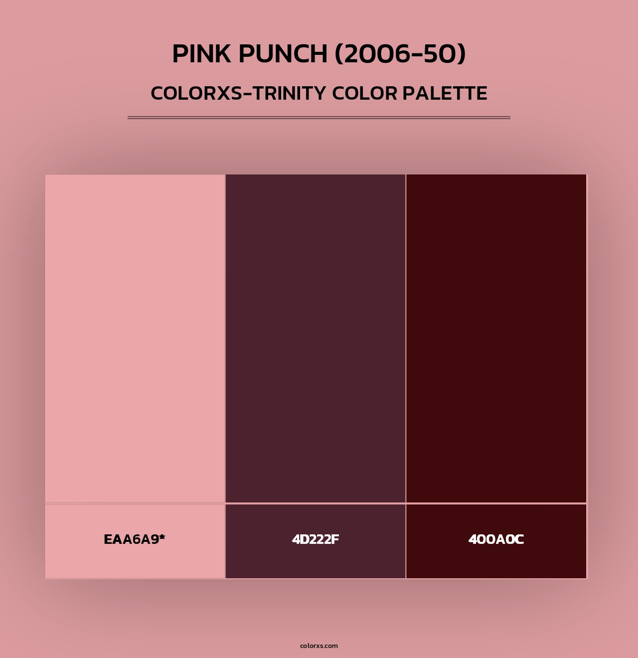 Pink Punch (2006-50) - Colorxs Trinity Palette