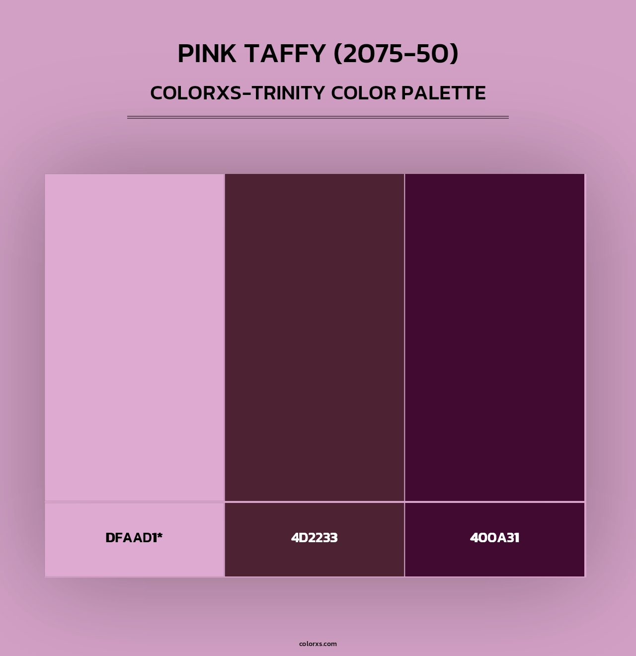 Pink Taffy (2075-50) - Colorxs Trinity Palette
