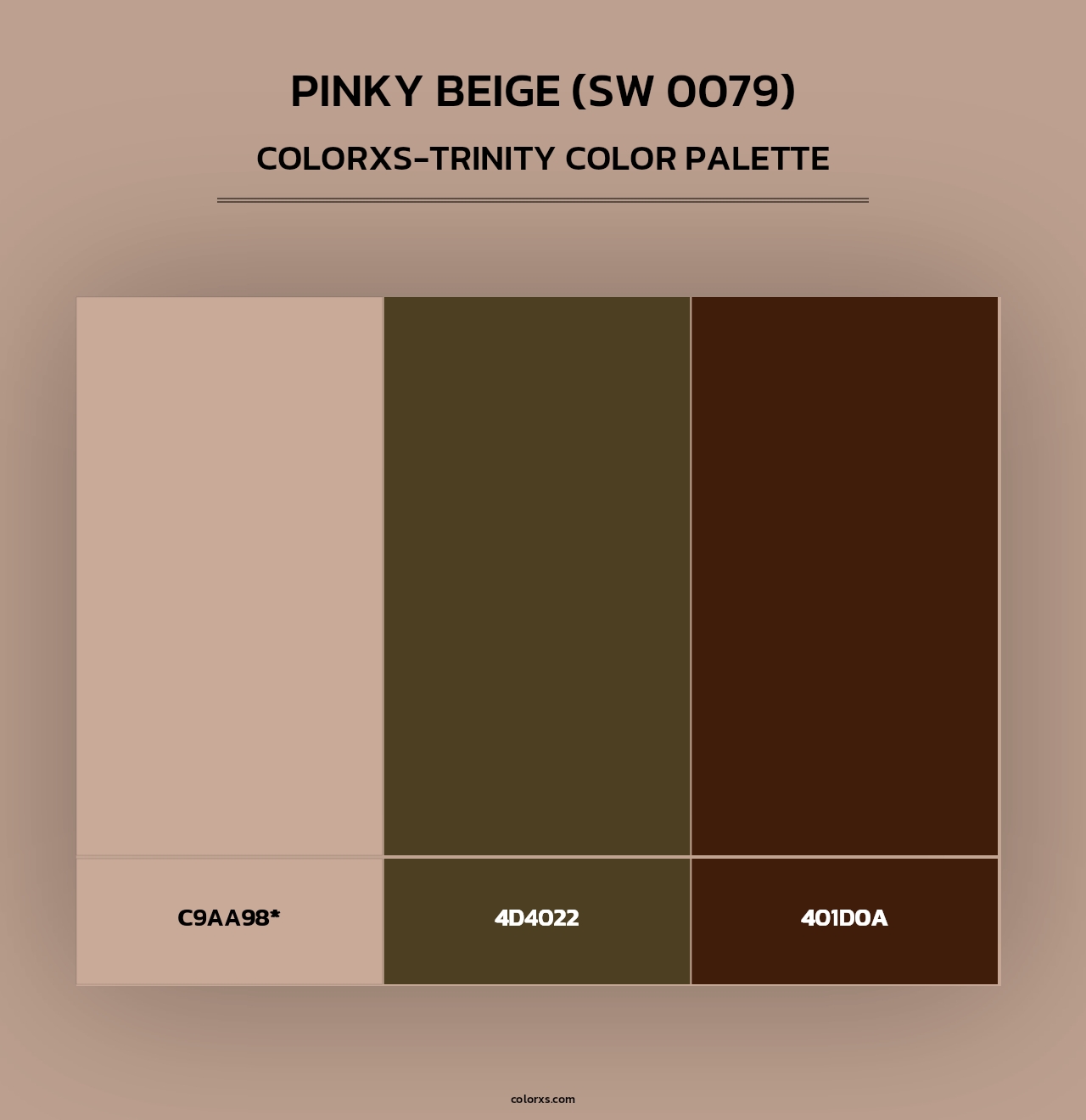 Pinky Beige (SW 0079) - Colorxs Trinity Palette
