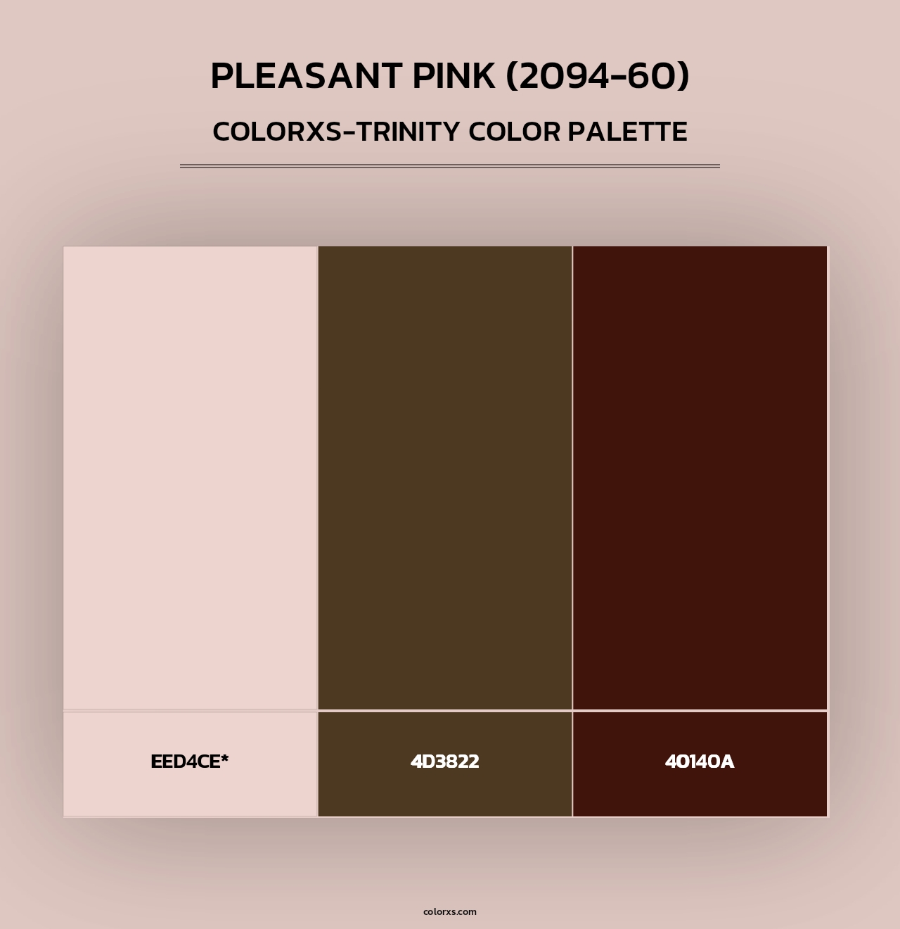 Pleasant Pink (2094-60) - Colorxs Trinity Palette