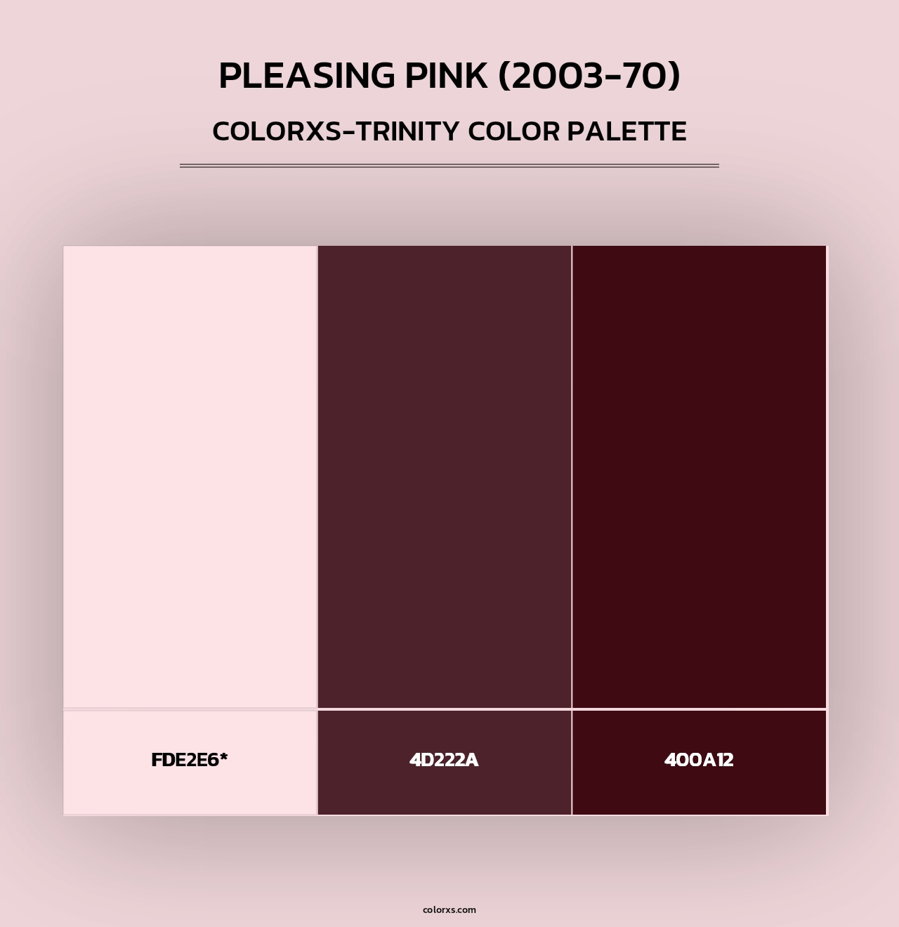Pleasing Pink (2003-70) - Colorxs Trinity Palette
