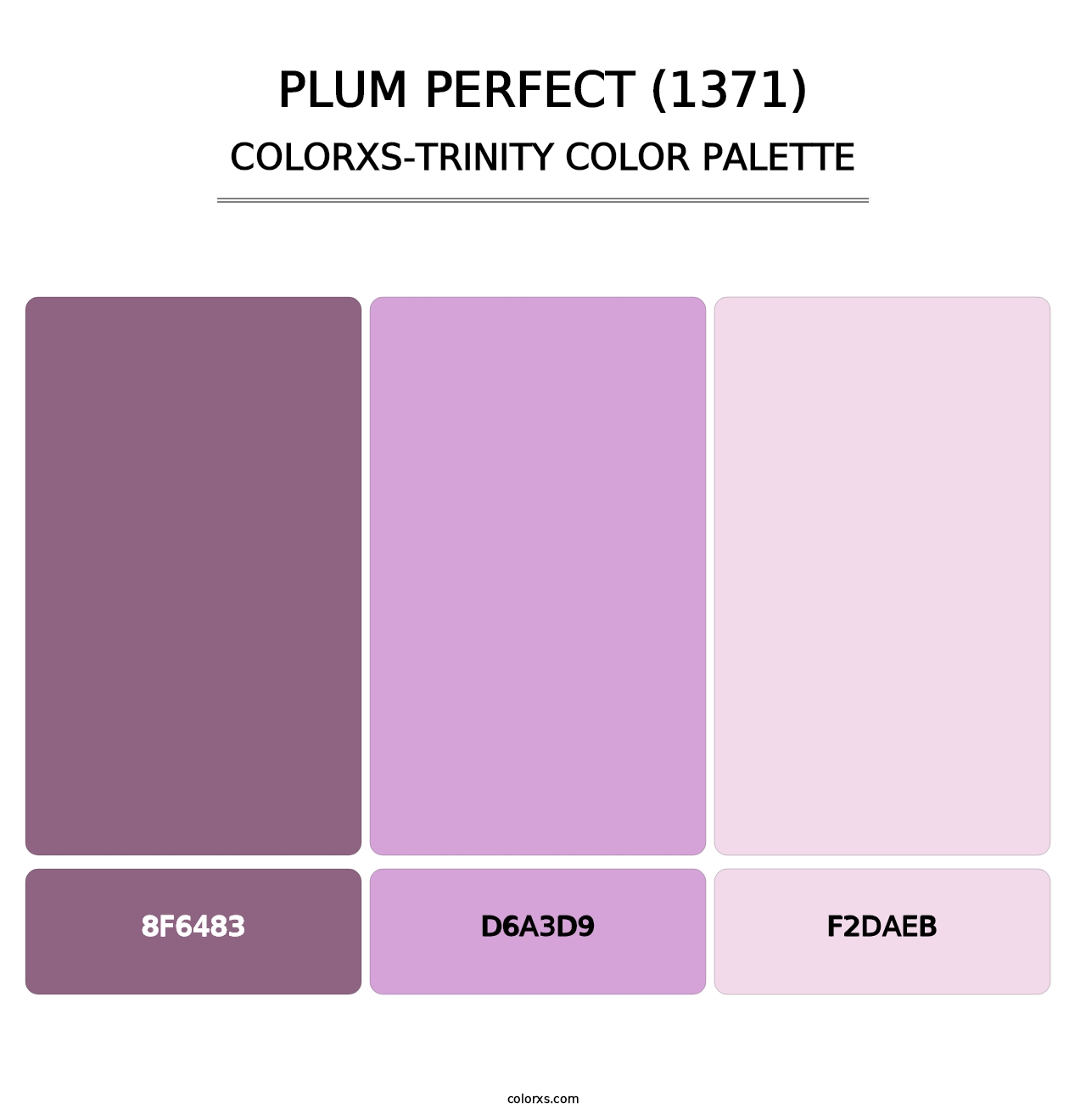 Plum Perfect (1371) - Colorxs Trinity Palette