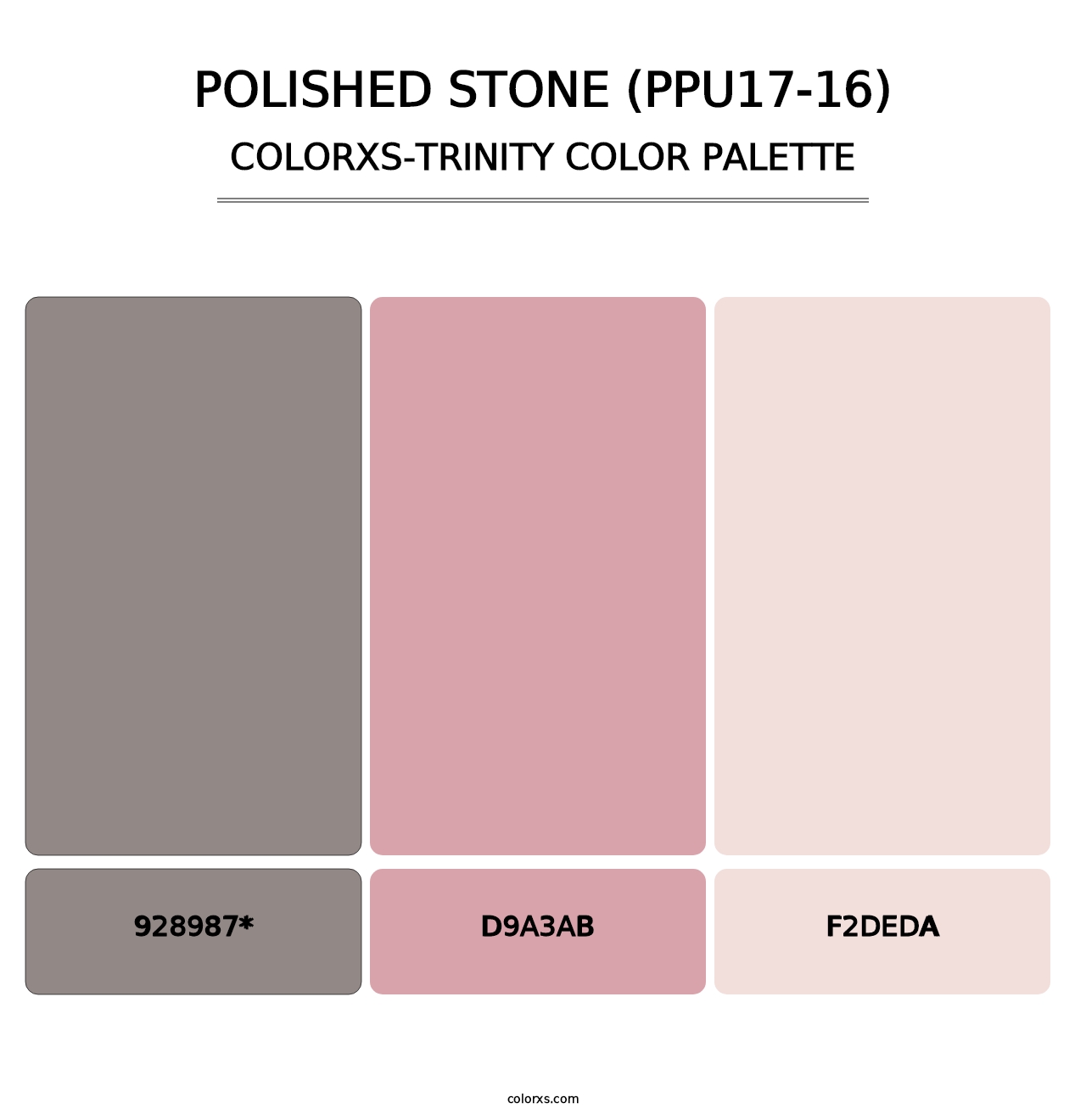 Polished Stone (PPU17-16) - Colorxs Trinity Palette