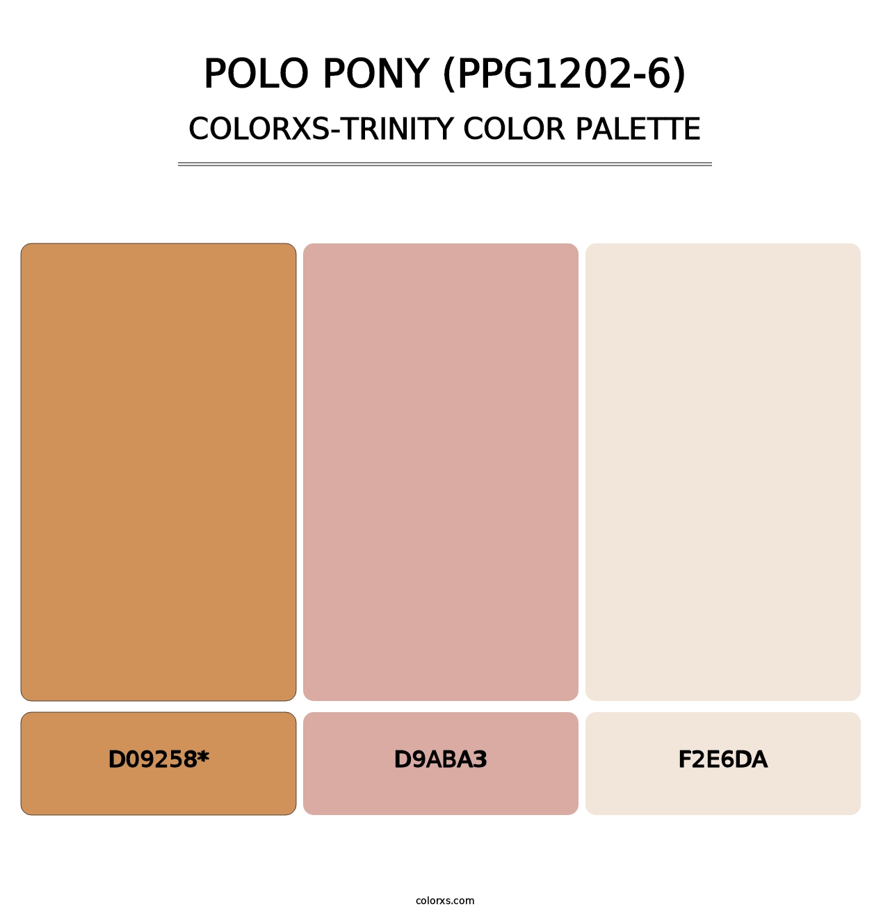 Polo Pony (PPG1202-6) - Colorxs Trinity Palette