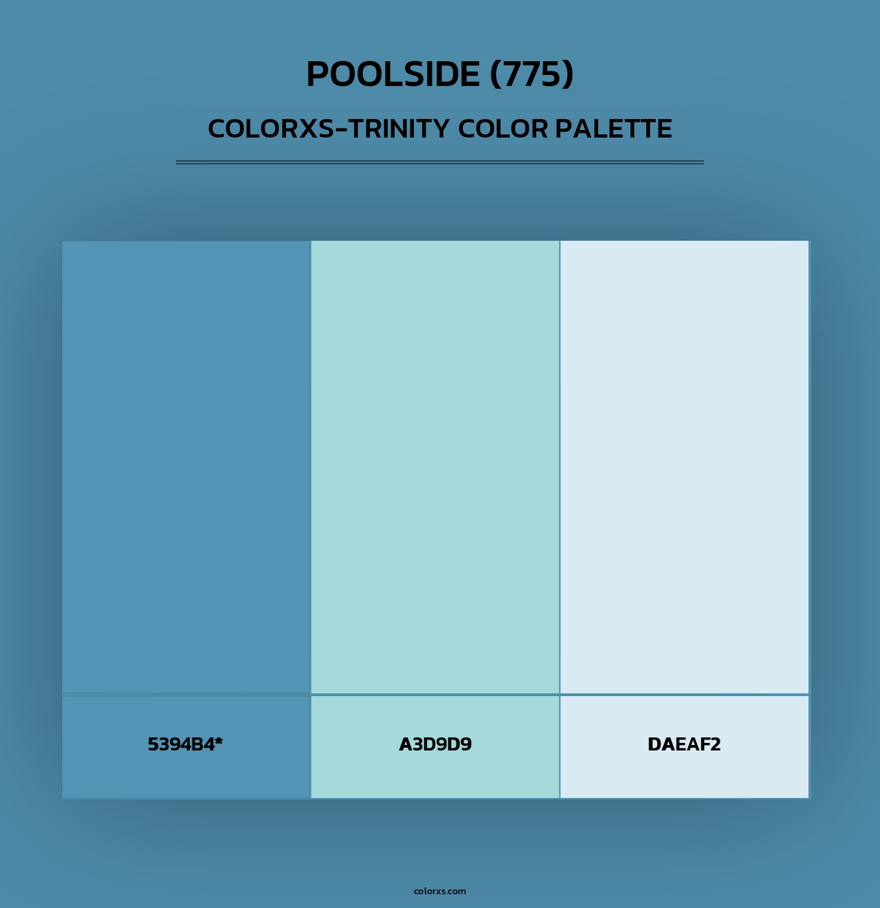 Poolside (775) - Colorxs Trinity Palette