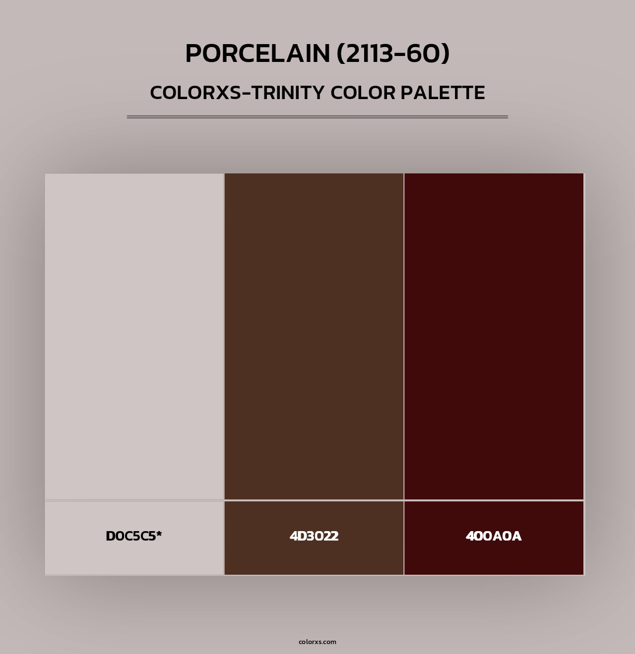 Porcelain (2113-60) - Colorxs Trinity Palette