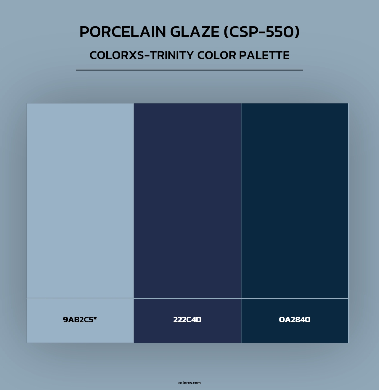 Porcelain Glaze (CSP-550) - Colorxs Trinity Palette