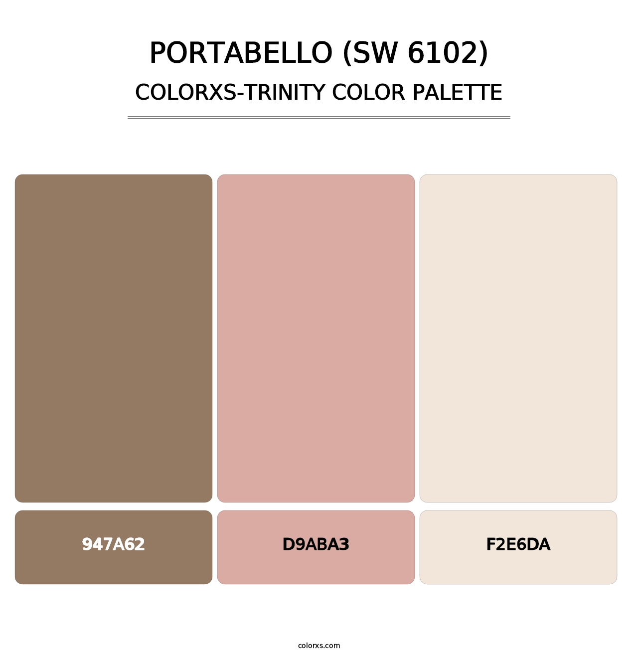 Portabello (SW 6102) - Colorxs Trinity Palette