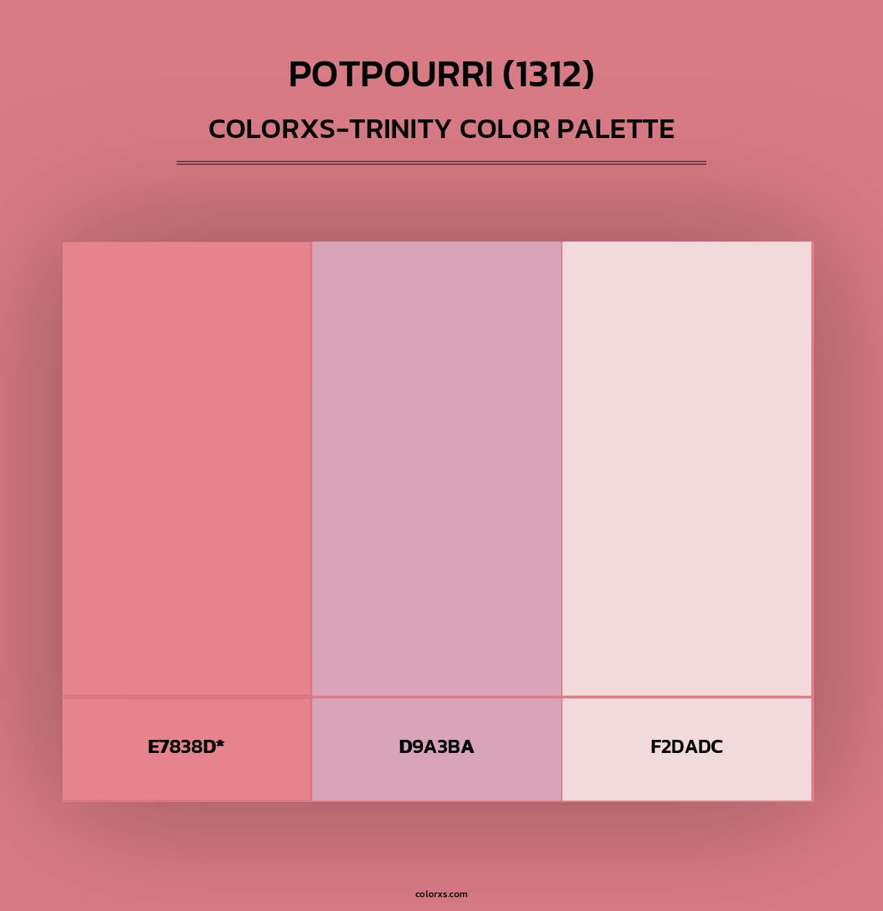 Potpourri (1312) - Colorxs Trinity Palette