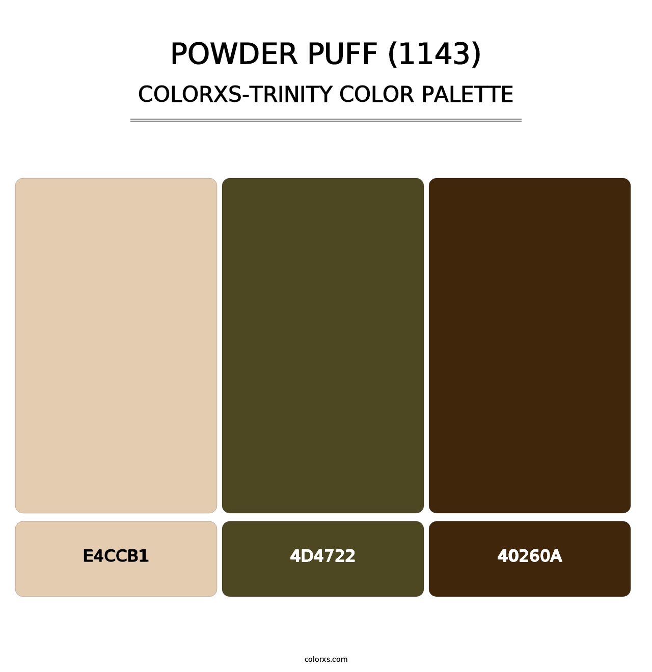 Powder Puff (1143) - Colorxs Trinity Palette