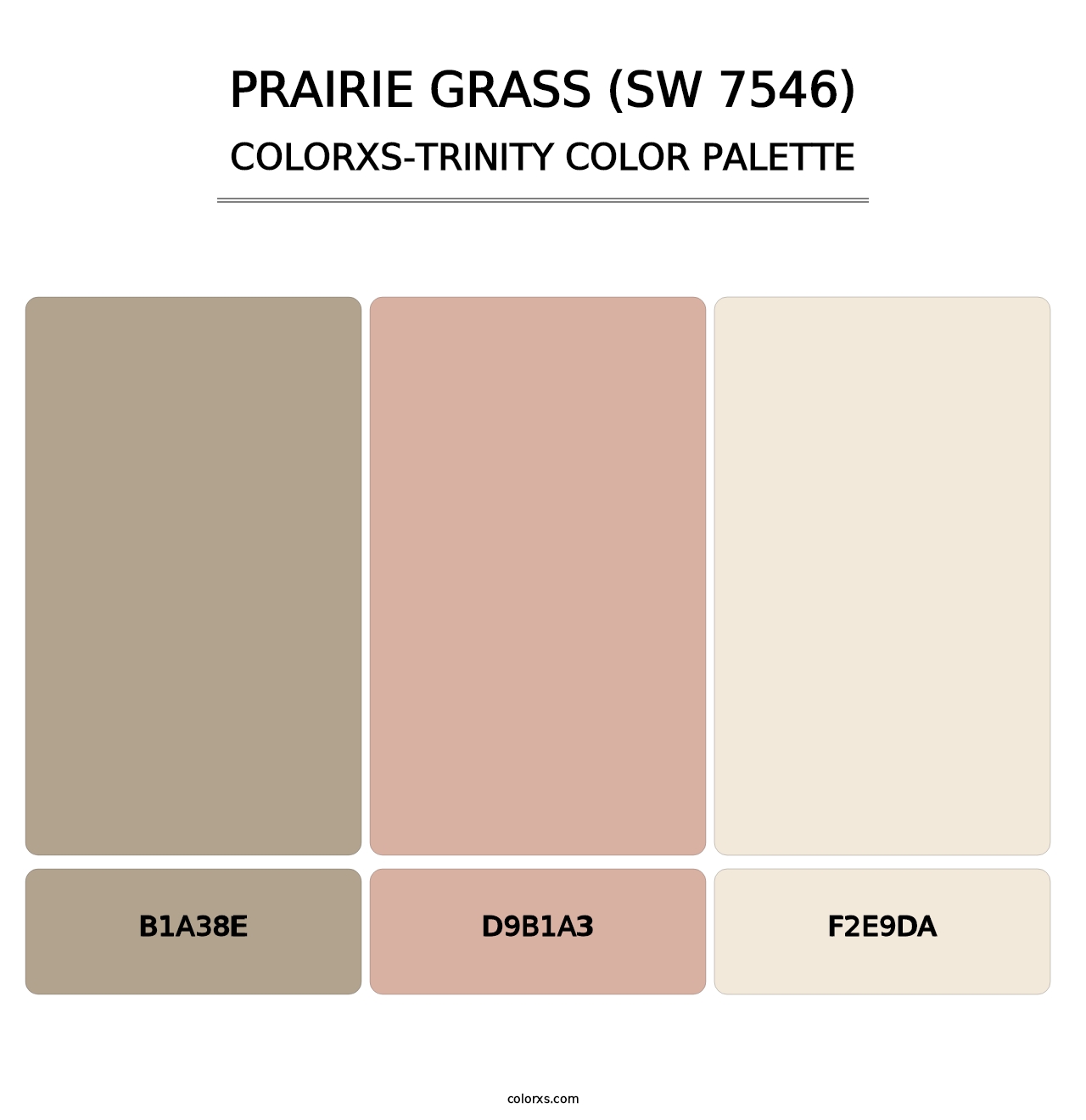 Prairie Grass (SW 7546) - Colorxs Trinity Palette
