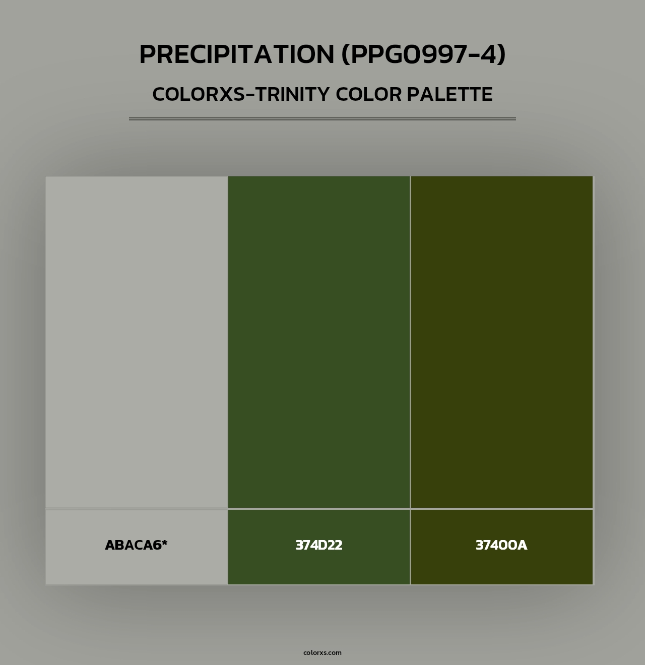 Precipitation (PPG0997-4) - Colorxs Trinity Palette