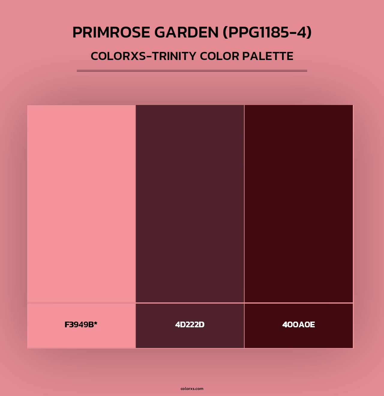 Primrose Garden (PPG1185-4) - Colorxs Trinity Palette