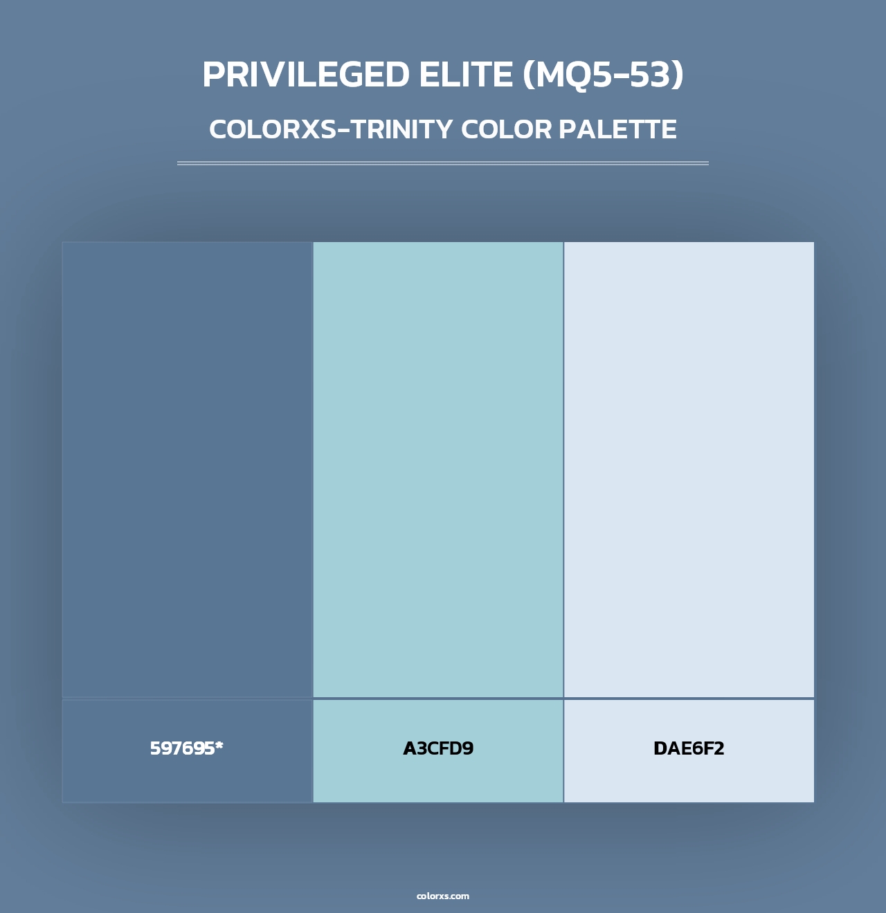 Privileged Elite (MQ5-53) - Colorxs Trinity Palette