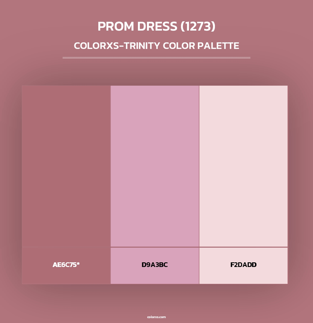 Prom Dress (1273) - Colorxs Trinity Palette