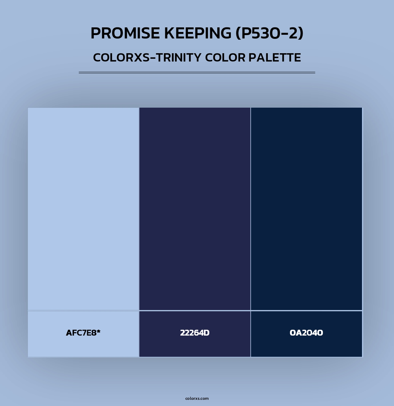 Promise Keeping (P530-2) - Colorxs Trinity Palette