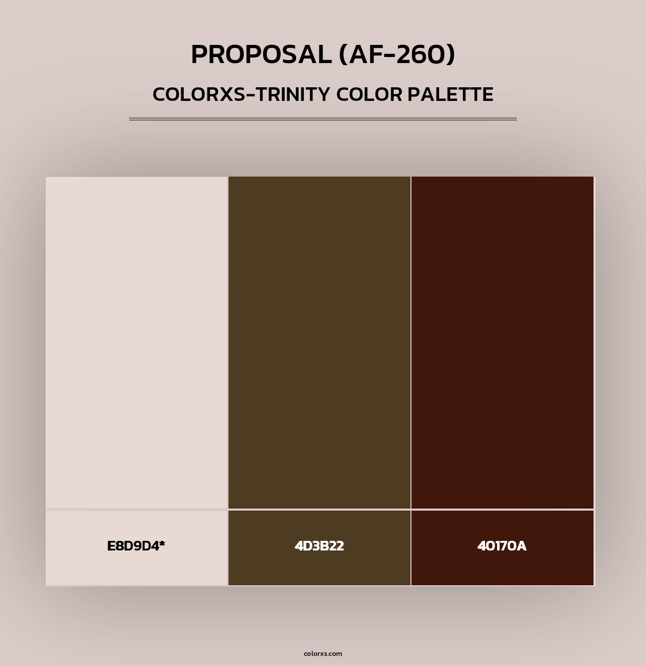 Proposal (AF-260) - Colorxs Trinity Palette