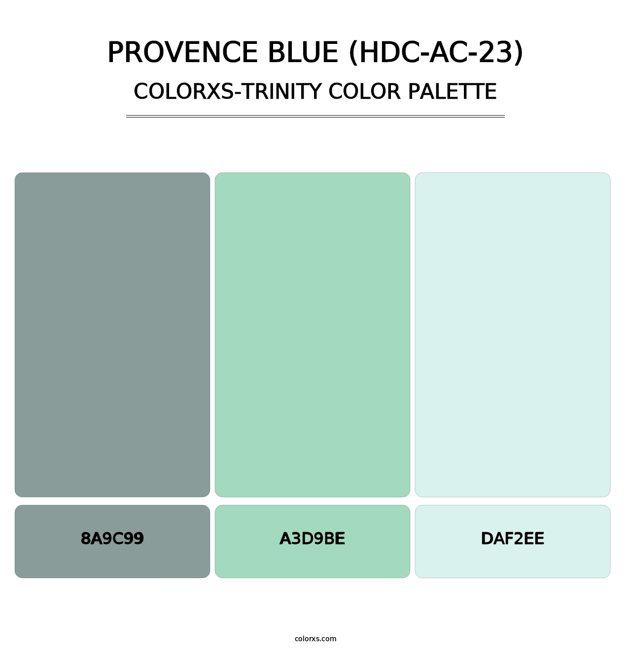 Provence Blue (HDC-AC-23) - Colorxs Trinity Palette